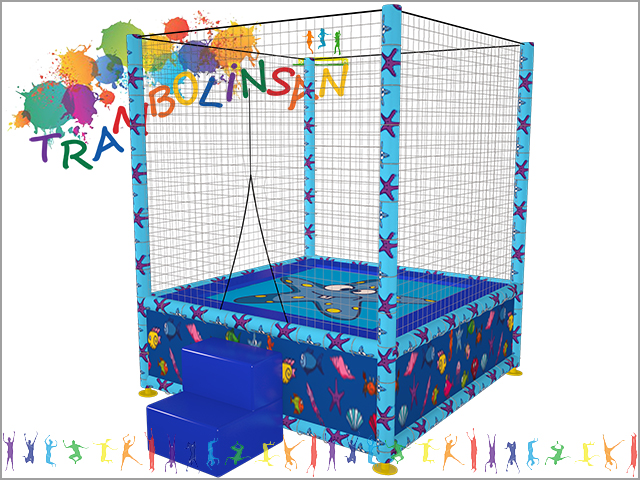 40617 - Step Trambolin (File Korumalı) 200x200 cm