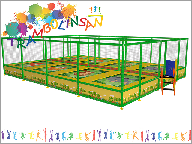 40659 - Trambolin (Sekizli File Korumalı) 1020x670 cm