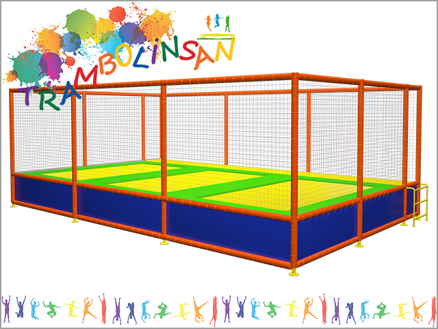 40910 - Olimpik (Ticari) Trambolin Üçlü 