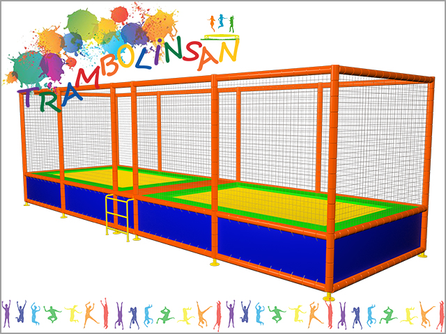 40906 - Olimpik (Ticari )Trambolin İkili 