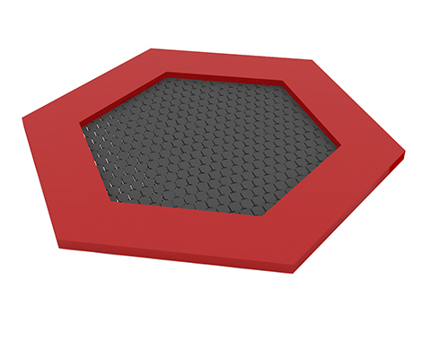 40690 - Park Tipi Altıgen Zemin Trambolini Modeli Ø265cm